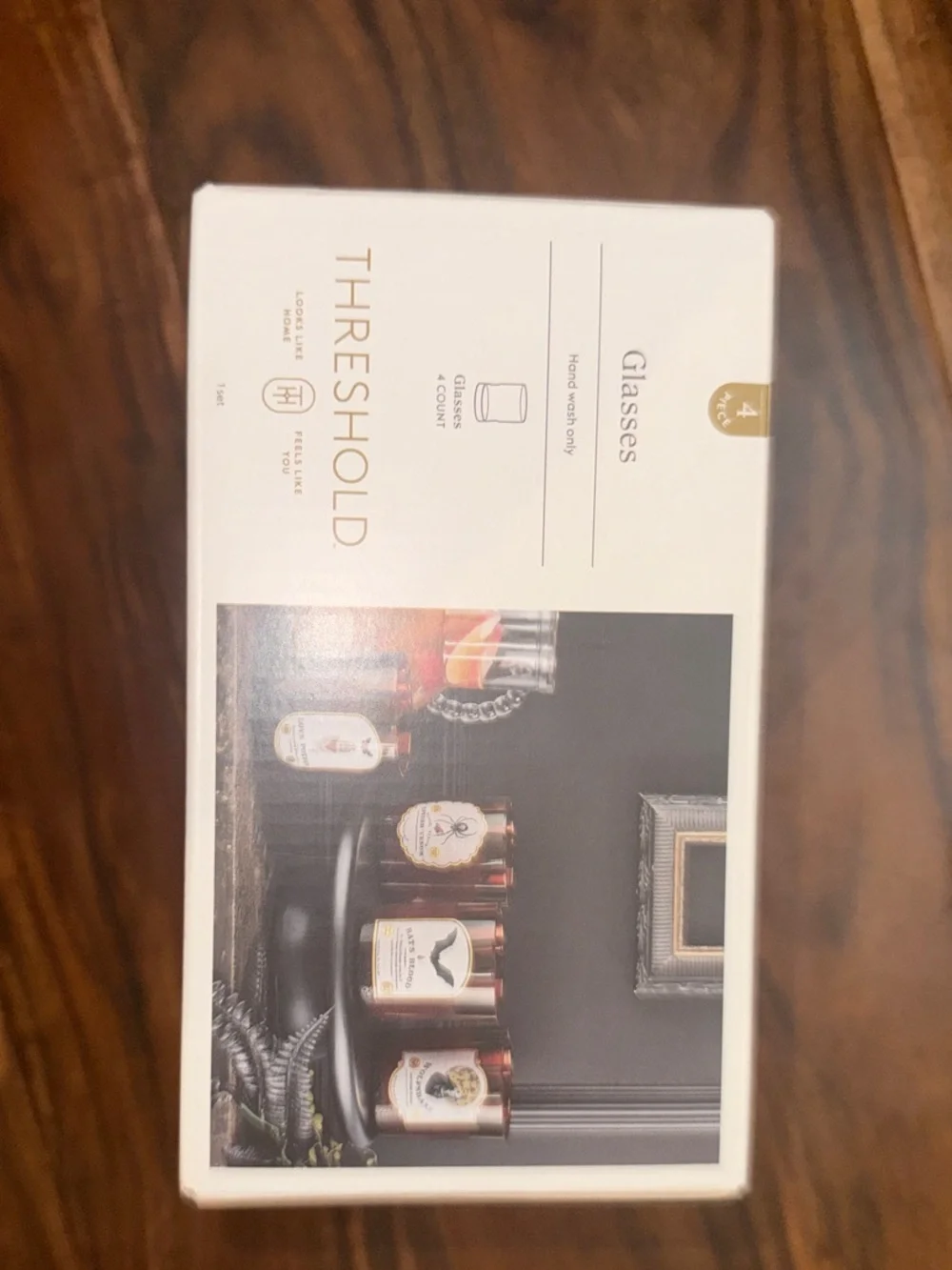 Threshold Glassware Gift Box - White and Black Accents